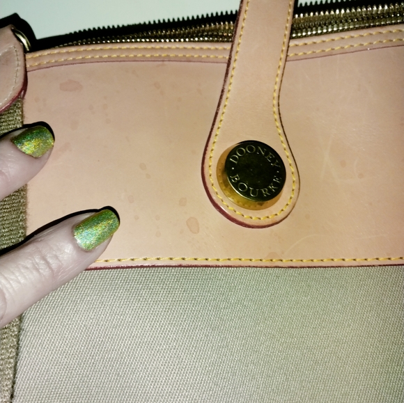 Dooney & Bourke unisex XL cabriolet weekender travel bag tote carry on - Picture 13 of 17